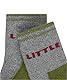 FALKE Unisex Baby Little Dancer B HP Baumwolle Rutschhemmende Noppen 1 Paar Hausschuh-Socken, Grau (Light Grey 3400), 80-92