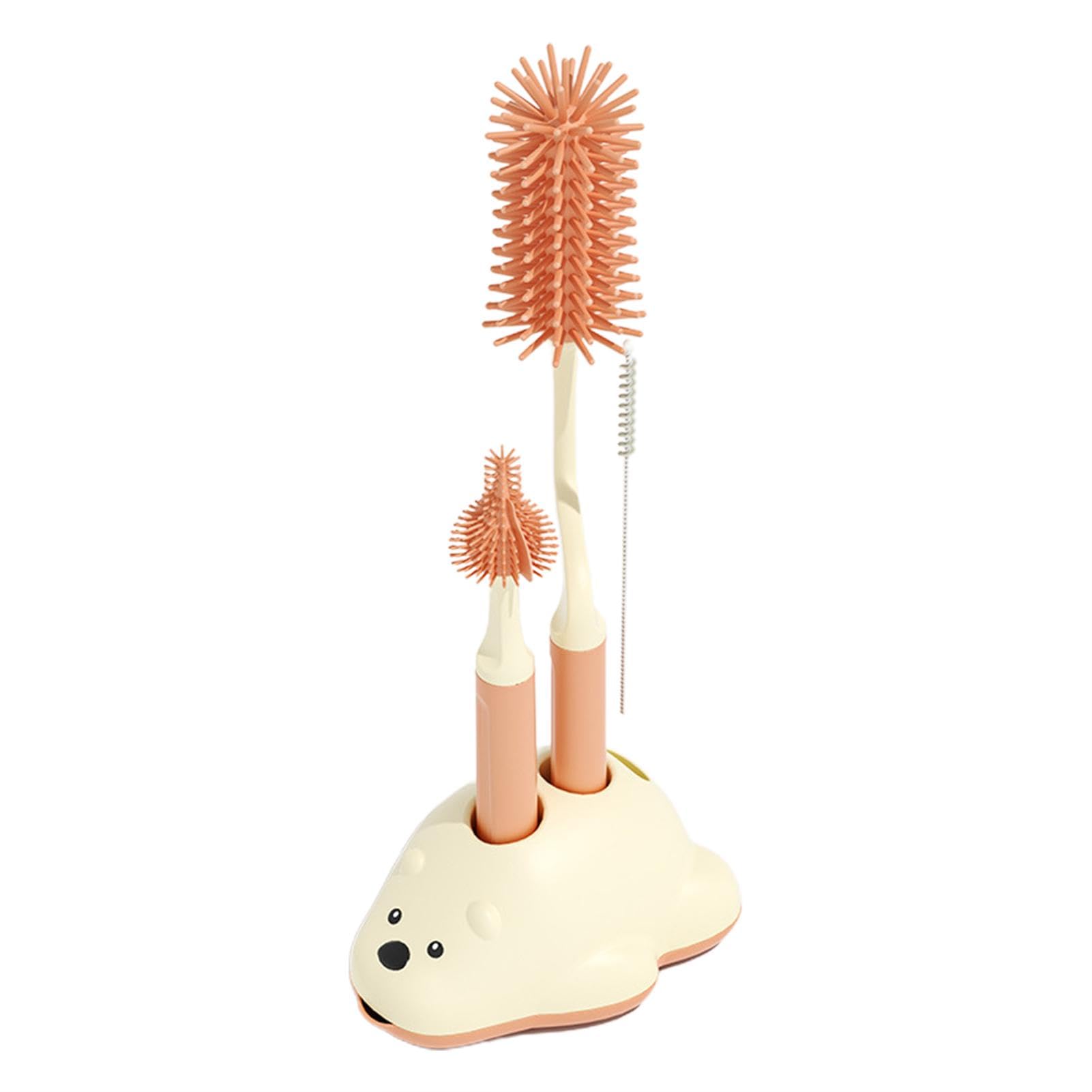 Brosse de nettoyage pour biberon et goupillon paille pour l'hygiène de bébé