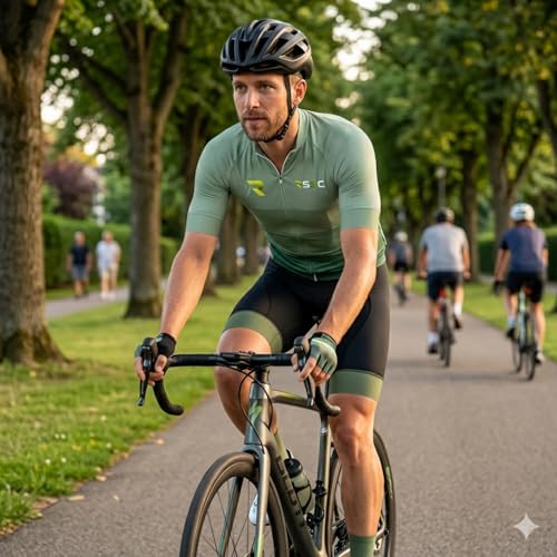 Cycling Jersey Men Set Peak Color