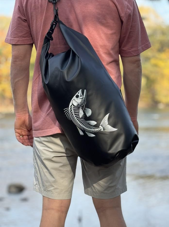 Bolsa seca impermeable 10L diseño Bonefish para kayak y actividades al aire libre miniatura 5