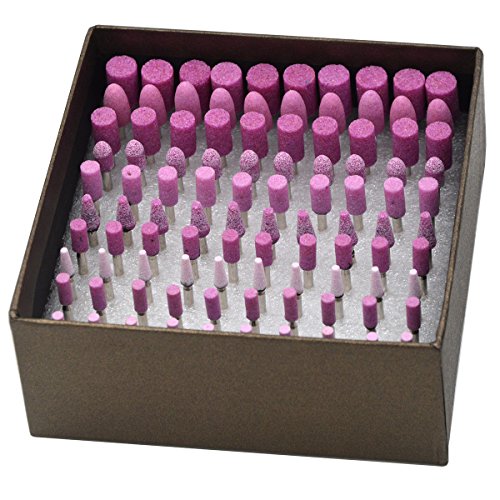 Set de 100 fresas abrasivas 3mm para Dremel miniatura 2