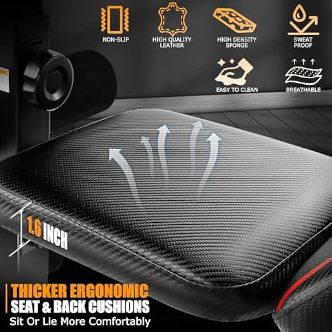 OPPSDECOR Professional Weight Bench Set with Barbell/Squat Rack, 900LBS Heavy Duty Bench Press Set with Leg Curl/Extension and Preacher Curl, Adjustable Full-Body Workout Bench for Home Gym Fitness