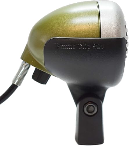 Miniatura 7 de Ammo Clip 520 Bullet Mic Holder Compatible con Shure 520DX Green Bullet, Superlux D112C y otros micrófonos armónicos similares (negro natural)