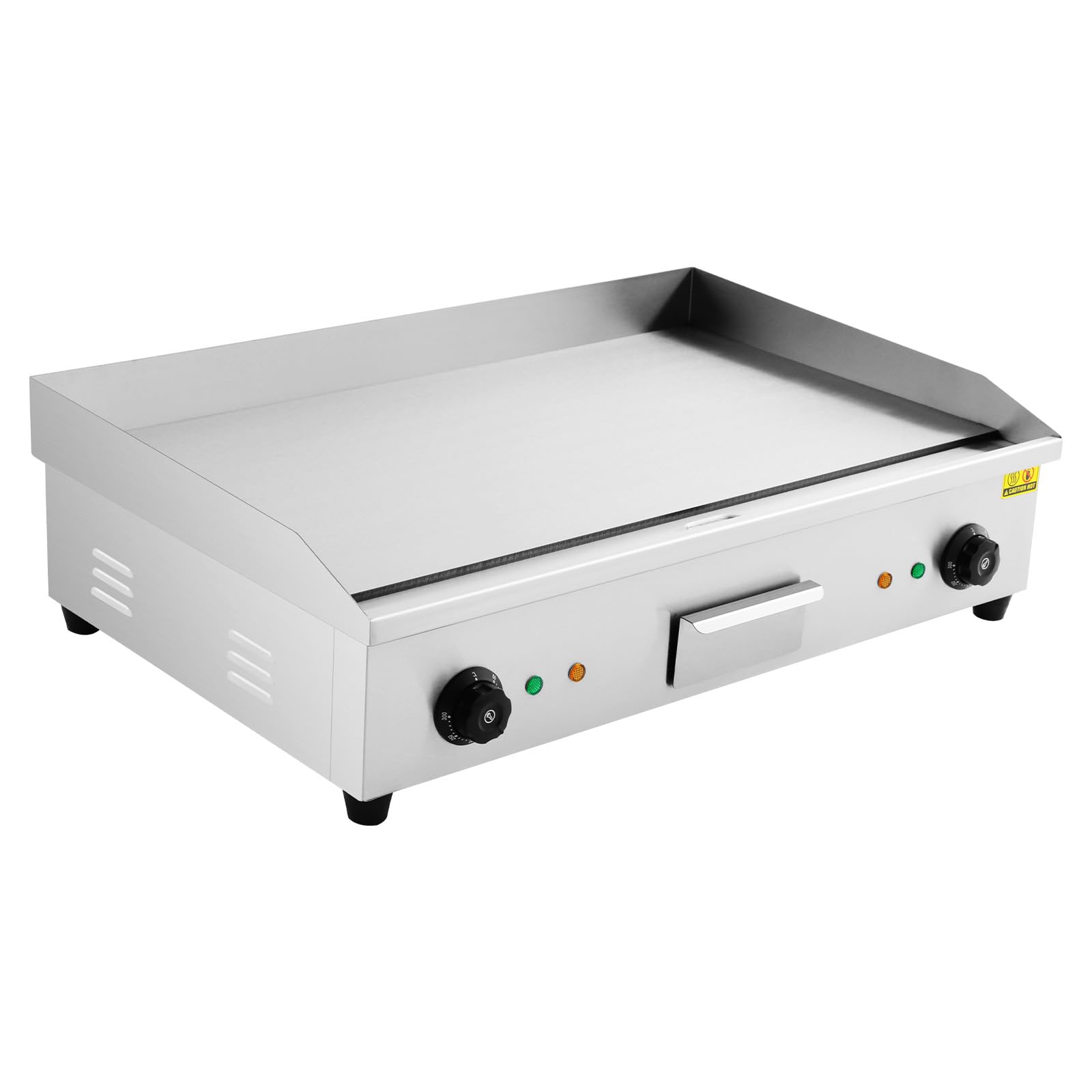 4400W Elektro Grillplatte Griddleplatte Gastrobräter 300℃ Gastronomie Kochfläche