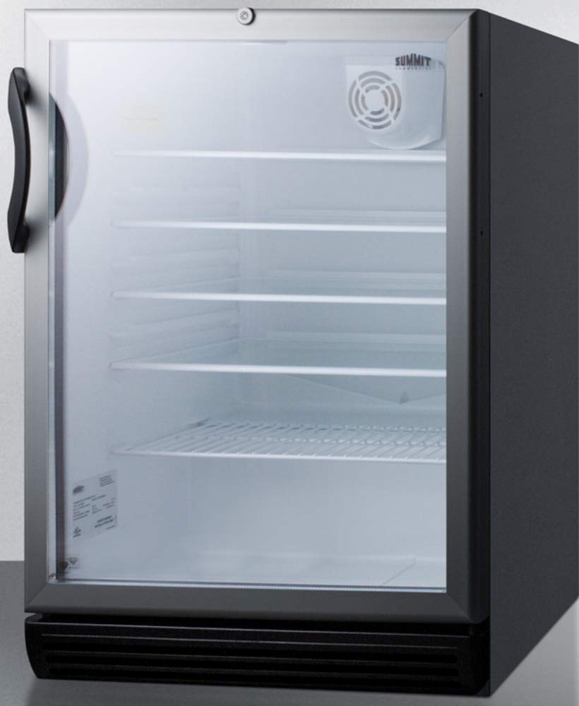 Summit Scr600bglada 24"" ADA Compliant Commercially Approved Compact Beverage Center With 5.5 Cu. Ft. Capacity on Fridge.com - View 2