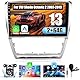 Inefala Android 15 Autoradio für VW Skoda Octavia 2 2007-2013 mit Wireless CarPlay Android Auto 2+64G 10,1 Zoll Bildschirm Unterstützung DSP 28UI FM RDS GPS Bluetooth WiFi SWC AHD Rückfahrkamera