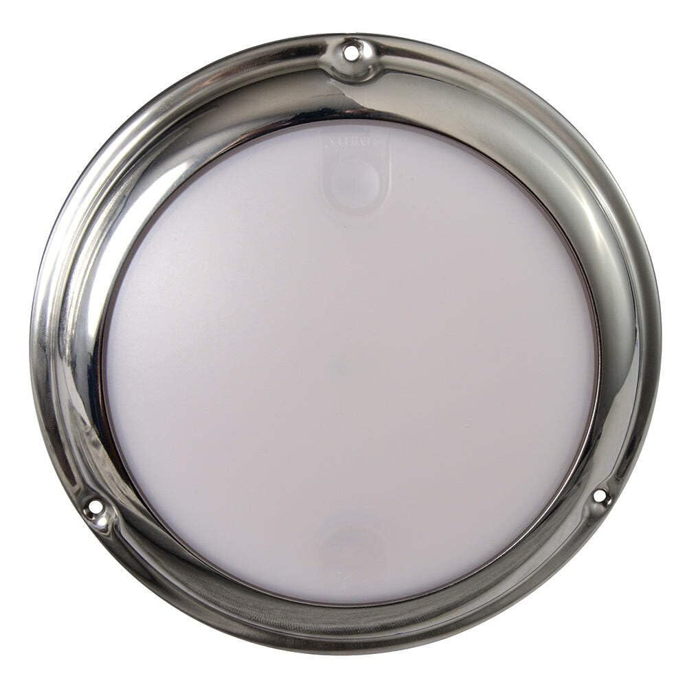 New Touchdome Led Dome Light lumitec 101097 Stainless Bezel Dia. 6.75