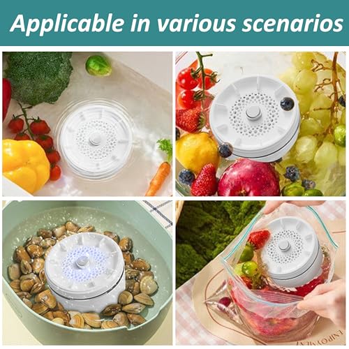 Fruit and Vegetable Washing Machine, 2026 Upgraded Vegetable Purifier Fruit Cleaner Device, Titanium Electrolysis Fruit and Veggie Cleaning Machine for Fruits, Vegetables, Meat and Tableware (2 Pcs) - Thumbnail 2