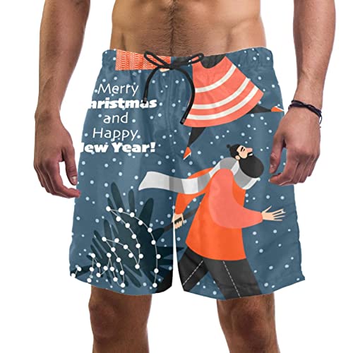 Maillots de bain pour hommes JDEZ le cadeau idéal de Joyeux Noël et Bonne Année
