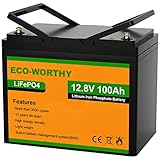 【Estensione della capacità】: la batteria al litio da 100 Ah può essere collegata non solo in parallelo, ma anche in serie. Con un collegamento in serie, possono contenere fino a 4 batterie identiche.