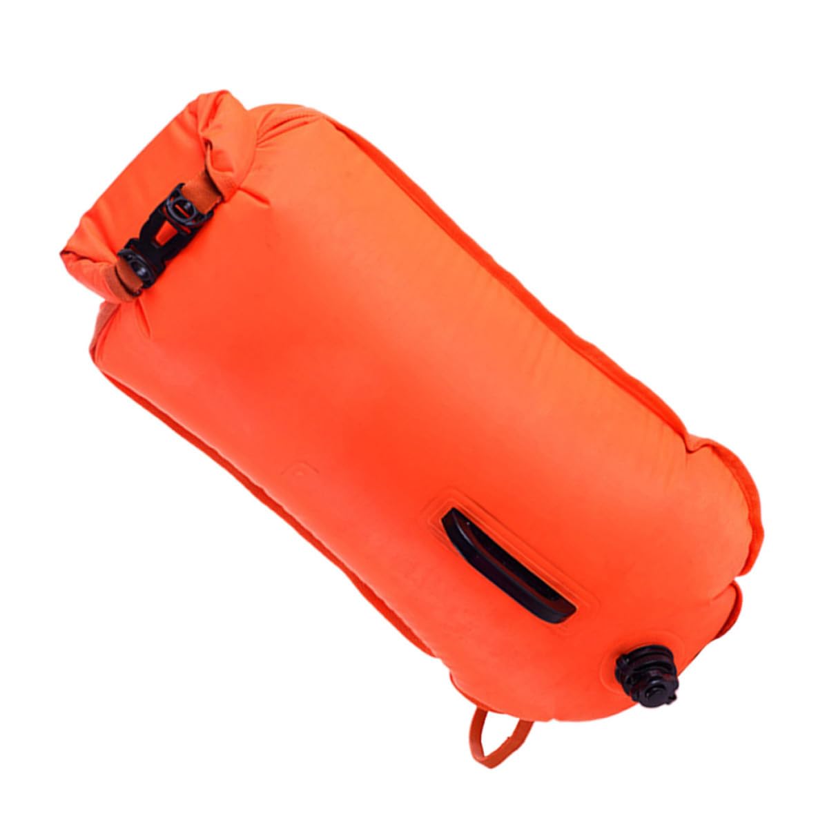 Zerodeko Schwimmboje Orange mit Tasche, Trockener, Nylon | Doppelkammersystem, Leicht mit Verstellbarem Hüftgurt, Große Trockenfach Kammer, für Erwachsene