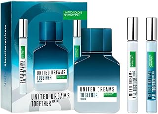 Kit Colônia Feminina + Booster Diurno + Booster Noturno United Dreams Together, Benetton