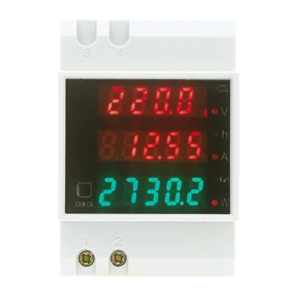 MYADDICTION D52-2047100A Din Rail Digital LED Voltmeter Ammeter AC80V-300V CT Built-in (B0CJV94YQ8) Amazon Price History, Amazon Price Tracker