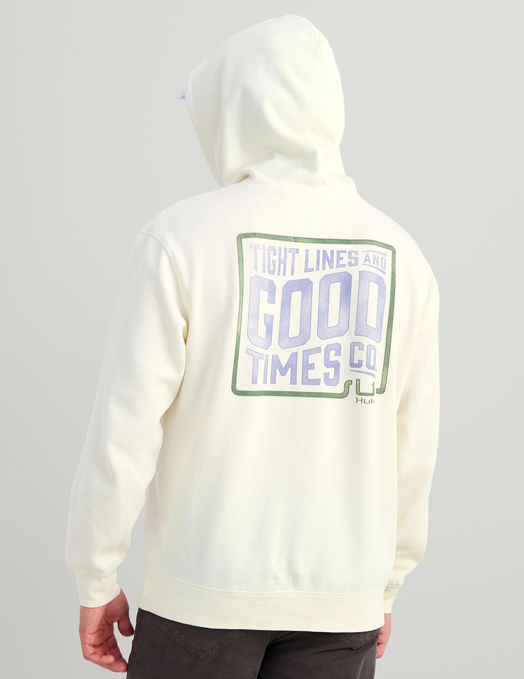 HUK mens Cotton Fleece Hoodie, Soft, Warm, Comfortable Hooded Sweatshirt Pullover for Men - Image 2