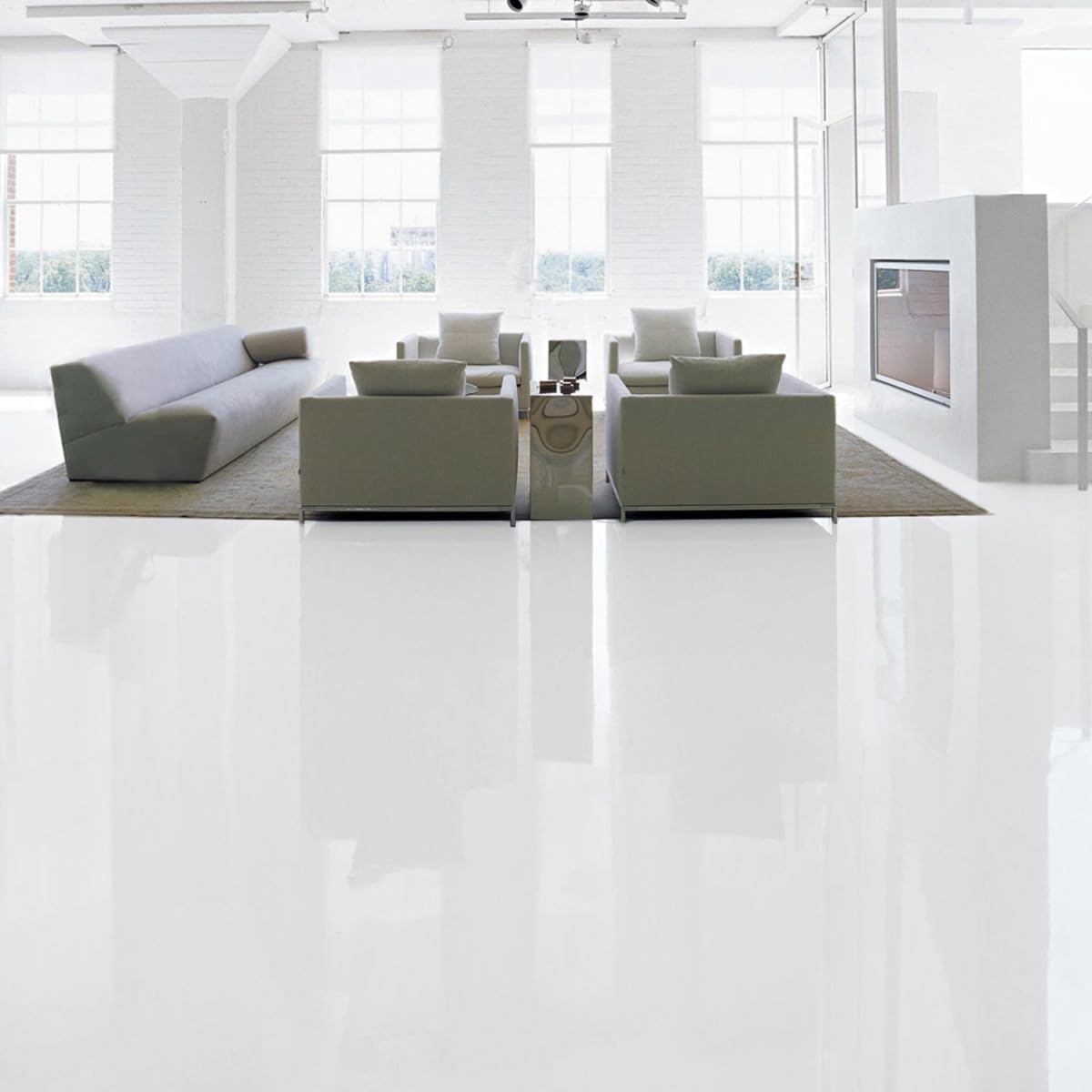 ARCANE INDUSTRIES Resina epoxi para suelos interiores - REVEPOXY - 176-2,5 kg (hasta 12,5 m² en 2 capas) Amarillo Tráfico - RAL 1023
