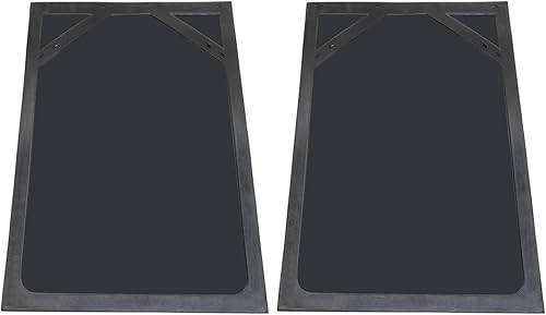 Aletas de barro de 36 x 24 pulgadas, color negro, para semirremolque y remolque, goma resistente, 1 par disponible en Yaxa Venezuela