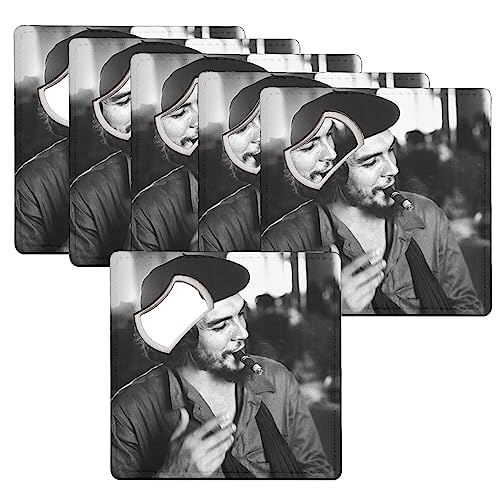 Décapsuleur sous-verre Che Guevara, accessoire de bar durable - Lot de 6