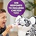FurReal Roarin’ Ivory, The Playful Tiger Interactive Plush Toy, 100+ Sound-&-Motion Combinations, Ages 4 & Up (Amazon Exclusive)