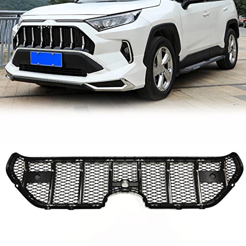 Calandre nid d'abeille argent pour RAV4 2019-2022 de style course