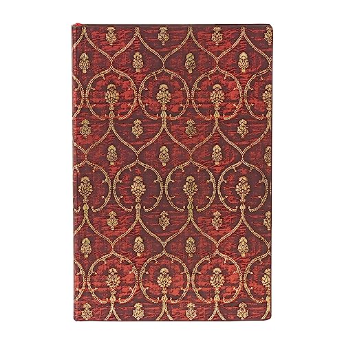 Red Velvet Mini Lined Softcover Journal, 208pg, 80GSM, Velvet Dalmatic Collection by Paperblanks (Red Velvet)