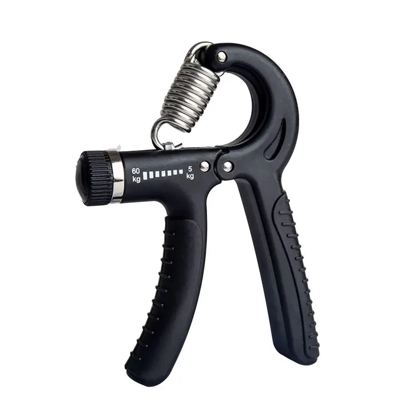 FLYIODFCXV Wrist trainer, 10-60Kg Count Heavy Gripper Fitness Wrist Training Increase Strength Spring Finger Pinch Carpal Expander(Black-not count)