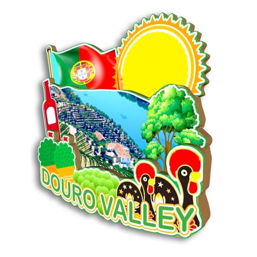 Imán decorativo para refrigerador Douro Valley Quwsne miniatura 2