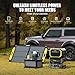 VTOMAN FlashSpeed 1500 Portable Power Station Bundle with Extra Battery & 200W Pro Solar Panel Included, 1500W/3096Wh Solar Generator LiFePO4 Battery Power Station for Camping, RV, Trip, Home Outages