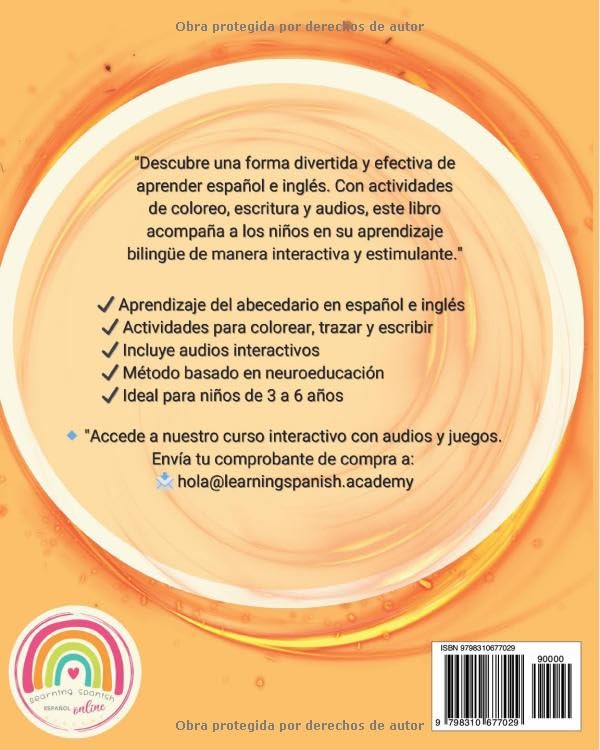 Miniatura 2 de Mi Primer Abecedario Bilingüe Libro Para Colorear y Escribir (Spanish Edition)