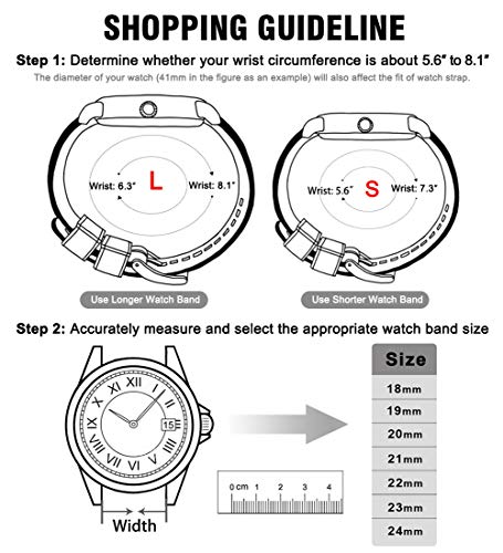 Image of Ritche Christmas Gift Silicone Watch Bands 18mm 20mm 22mm 24mm Quick Release Rubber Watch Bands for Men, White Elephant Gifts, Stocking Stuffers For Men