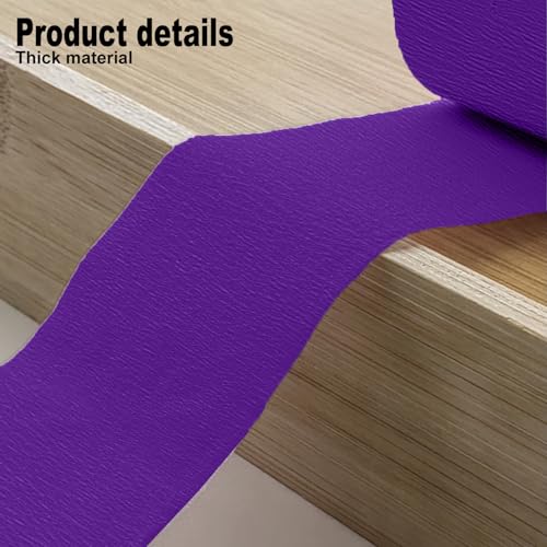 Image of 4 Crepe Paper Streamers Rolls, 328ft Pack of Purple and Dark Purple Crepe Paper for Women Girls Birthday Mothers Day Wedding Baby Showers Valentine's Day Party Decorations (1.8 inch x 82 ft /Roll)