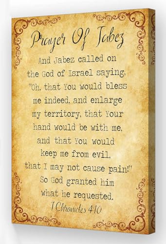 Wallpicss The Prayer of Jabez Poster Framed NIV Bible Verse
