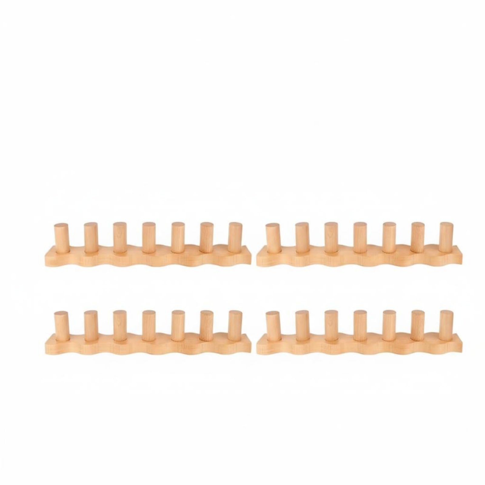 Adjustable Wooden Knitting Loom Sturdy Wood Construction Adjustable Wooden Loom Peg Weaving Frame Beginner-Easy-to-Use, Single-picture-26