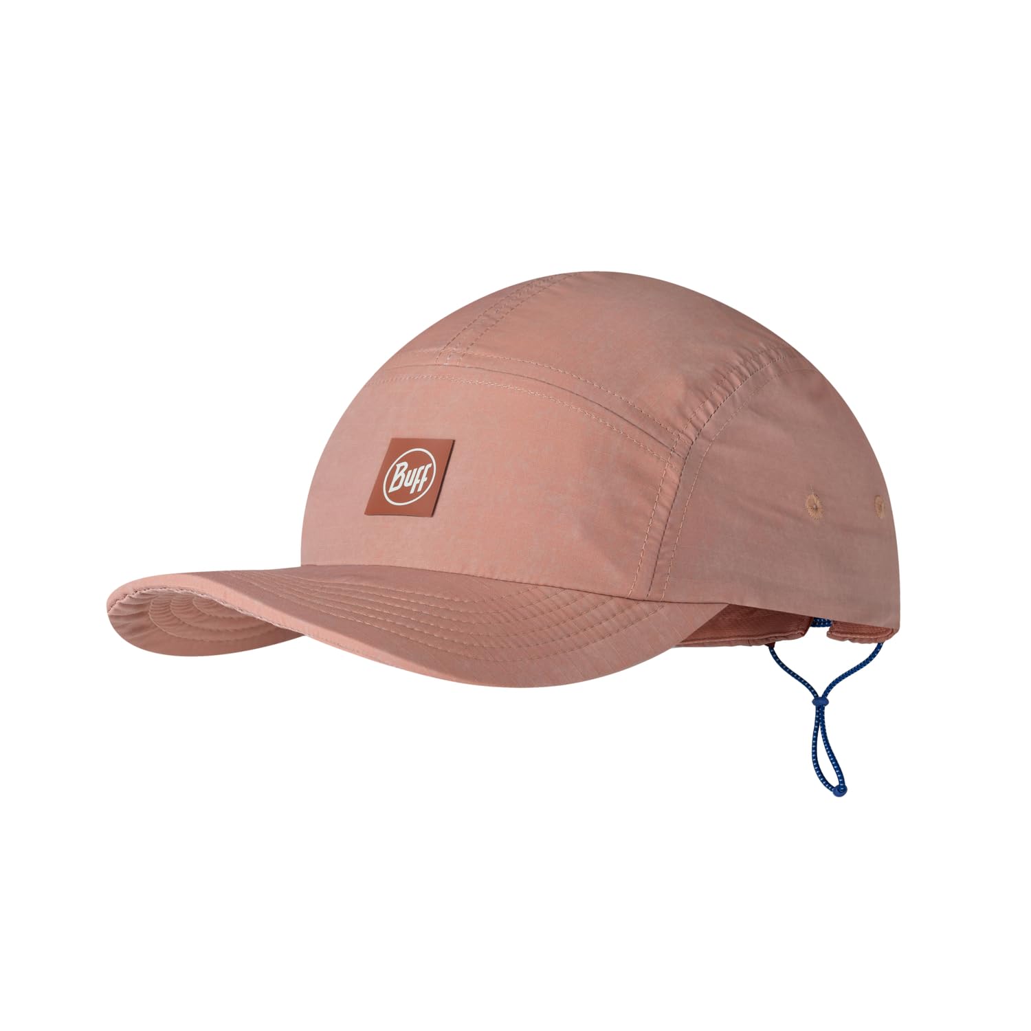 Buff®| Cap 5 Panel Explore Man Women Adult Flexible, UPF50, Adventure, Adjustable, Recycled Materials, Comfortable, Quality, One Size, Red