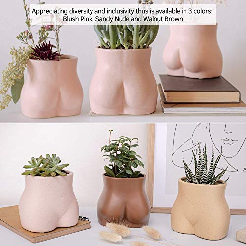 image for BASE ROOTS Body Vase Female Form, Butt Vase Bottom Body Shaped Sculptu