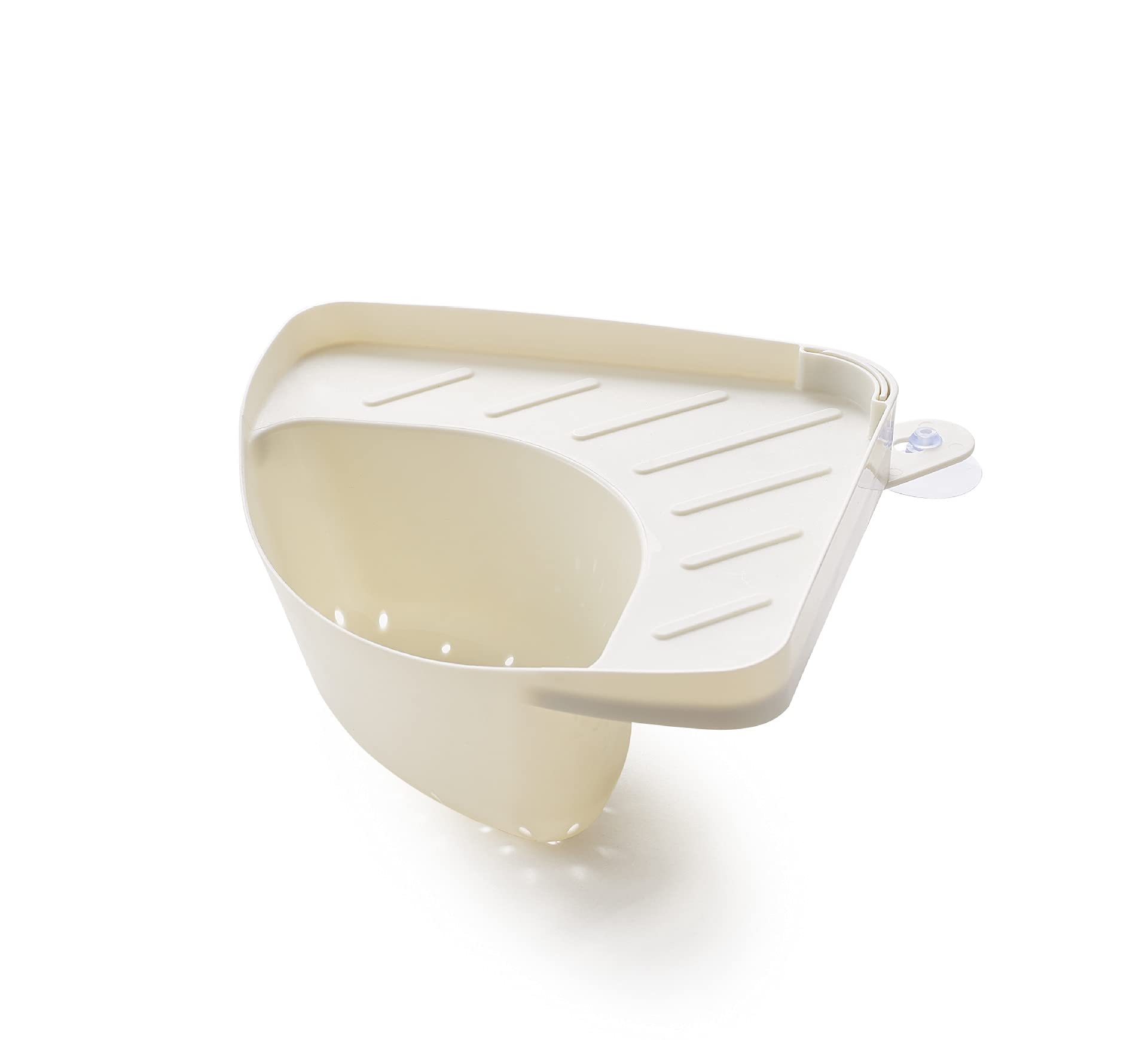 Kuber Industries Kitchen Dish Drainer Basket for Kitchen | Food Strainer Stand for Kitchen| Multipurpose Kitchen Sink Stand | TM20002WH | White