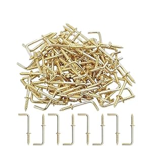 Duangymm DUANGYMM L-Form Schraubhaken 50 Stück