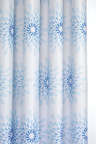 Croydex Splash Water-Resistant Textile Shower Curtain,1800 x 1800mm, W 70.9" x L 70.9" (1 Panels) - Image 2