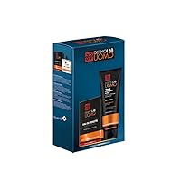 Dermolab Uomo – Kit Doccia Shampoo Relax 250 ml Muschio e Ambra, Azione Tonificante, e Profumo Eau De Toilette Energizzante 100 ml, Note di Arancio e Lavanda