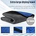 ZHyuanhang 2 PCS Extra Large Thick Microfibre Car Drying Towel for Hyundai Sonata 2020-2025, Dual-Sided Car Care Microfibre Cloths, Ultra Absorbent Lint Free Wash Cloth, 60 * 180cm