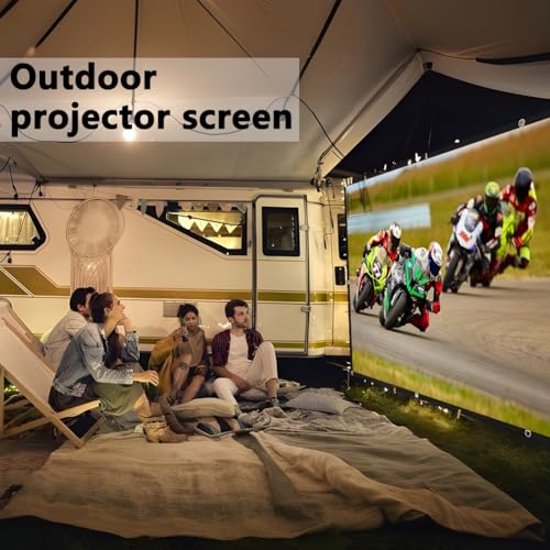 Pantalla de proyector portátil para exteriores 120 pulgadas miniatura 2