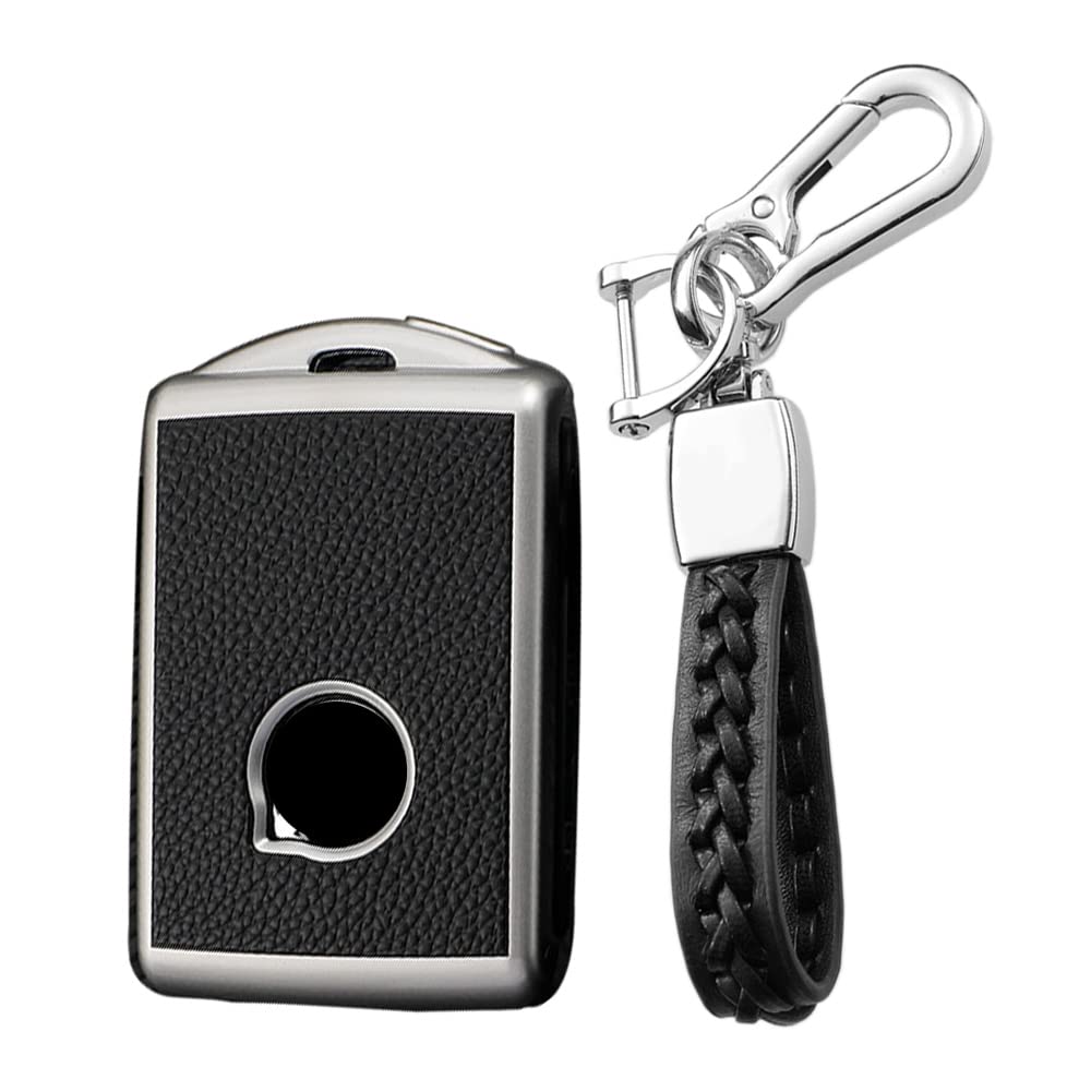Coque De Protection TPU Pour Clé Volvo - Modèles XC40, XC60, S90, XC90, V90 (2015-2018) - Anti-rayures - Couleur Argent - 12