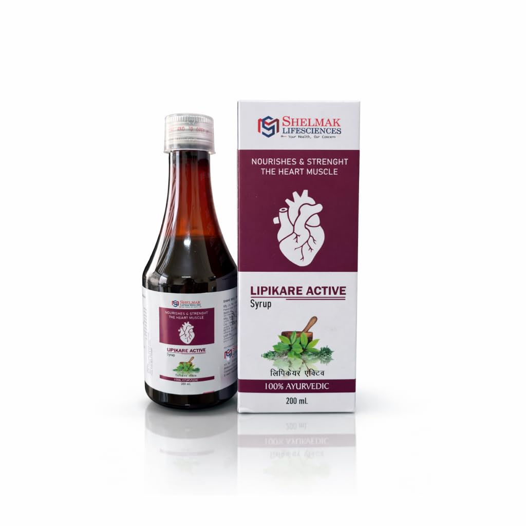 Lipikare Active Ayurvedic Syrup for Nourishes & Strengthens Heart Muscle - Herbal Supplement-image-29