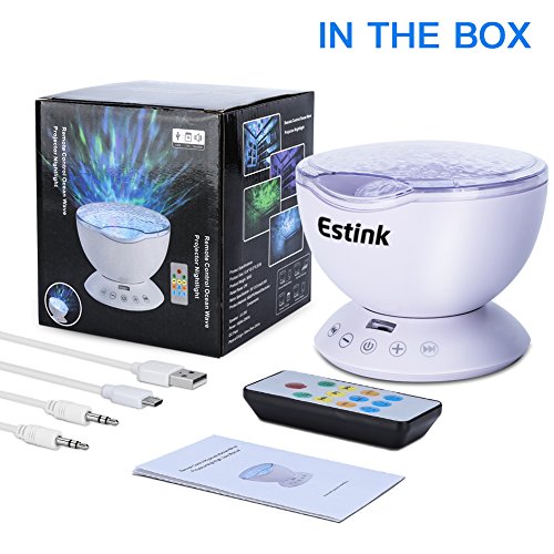 Estink Lampada Proiettore Oceano, Luce Notturna