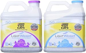 Tidy Cats Lightweight Cat Litter with Glade Blossoms 2.72 kg + Tidy Cats Glade Clear Springs Lightweight Cat Litter 2.72 kg