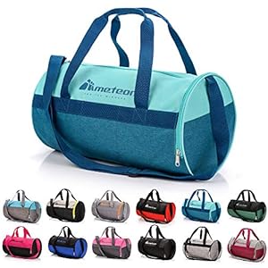 Sac de Sport 25L Femme Homme Enfant Fille Bag Sac Voyage Bagage Duffel Fitness Gym Vacances bandoulière Fitness Travail avec Compartiment à Chaussures Séparé