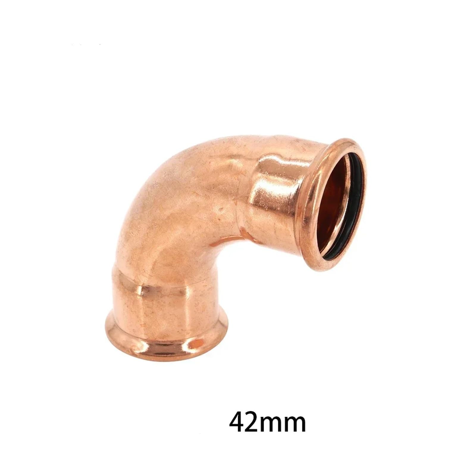 15-54 mm kolano 90 stopni z pojedynczym zaciskiem ciśnieniowym, złącze 90 stopni do rur wodnych typu M(ID42mm)