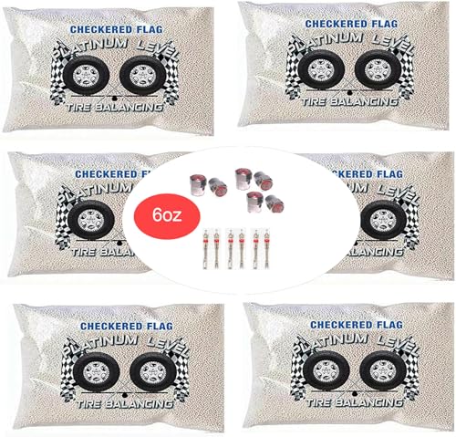 Checkered Flag Tire Balancing Beads