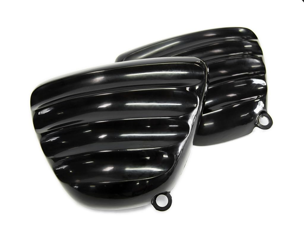 Amazon | MOTOR ROCK SR400/500用 リブ付きサイドカバー MR