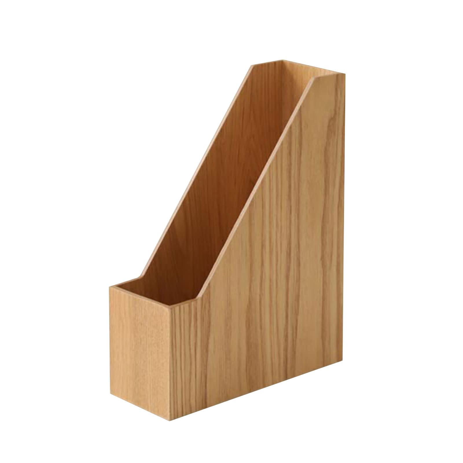 Boîte de rangement en bois pour brochures et porte-documents vertical
