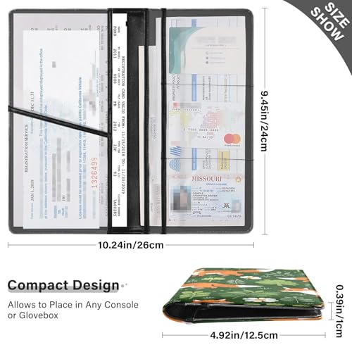 Organizador de Documentos de Cuero Slim miniatura 3
